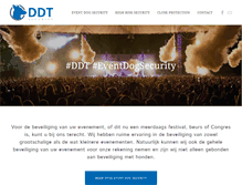 Tablet Screenshot of ddt-security.nl